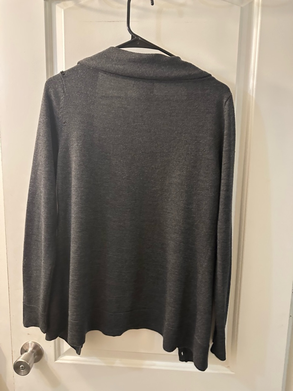 Merona Charcoal Open Front Cardigan - Picture 4 of 5